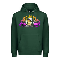 Sports Green doge coin hodl on we're going to the moon retro sunset Premium Hoodie - Jasminsmagicworld