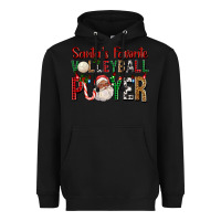 Black afro santa's favorite volleyball player for christ Heavyweight Hoodie - FaDigitalArtStudio