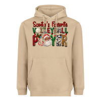 Mushroom afro santa's favorite volleyball player for christ Heavyweight Hoodie - FaDigitalArtStudio