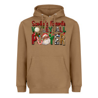 Toasted Coconut afro santa's favorite volleyball player for christ Heavyweight Hoodie - FaDigitalArtStudio