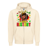 Sandshell a little black history with girl juneteenth Zipper Hoodie - texasbilliewilder