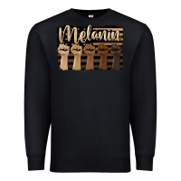 Black melanin american flag Premium Sweatshirt - HRA Design Shop