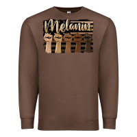 Chestnut melanin american flag Premium Sweatshirt - HRA Design Shop