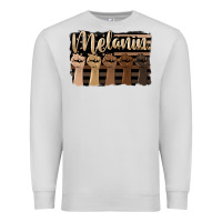 Dove Grey melanin american flag Premium Sweatshirt - HRA Design Shop