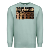 Seafoam melanin american flag Premium Sweatshirt - HRA Design Shop