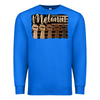True Royal melanin american flag Premium Sweatshirt - HRA Design Shop
