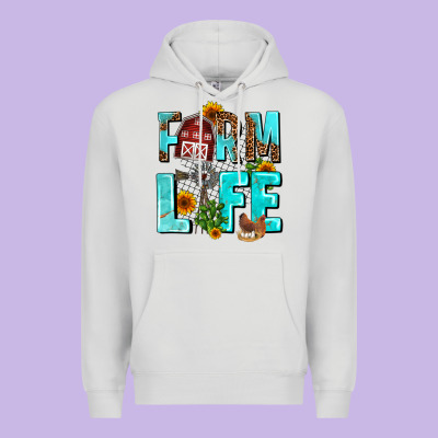 Farm Life Premium Hoodie Designed By Adodesignshop