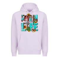 Lilac farm life Premium Hoodie - AdoDesignShop