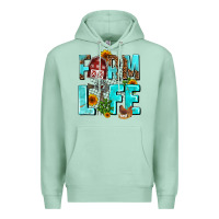Seafoam farm life Premium Hoodie - AdoDesignShop