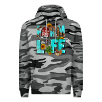 Slate Camo farm life Premium Hoodie - AdoDesignShop