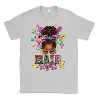 Moon Dust hair stylist afro messy bun Classic Tee - texasbilliewilder