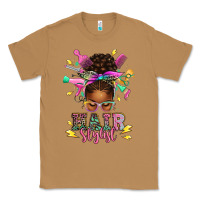 Toasted Coconut hair stylist afro messy bun Classic Tee - texasbilliewilder