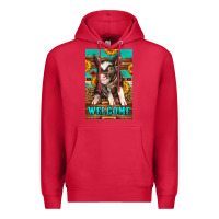 Cardinal western pig garden Premium Hoodie - LillyAllenDesigns