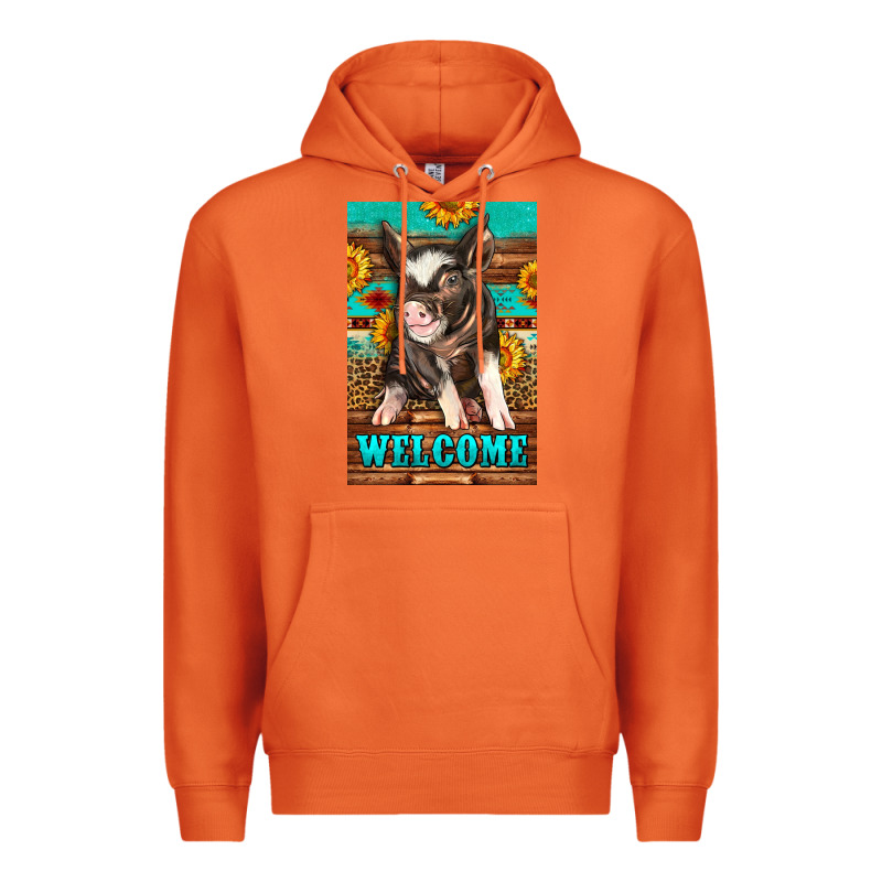Western Pig Garden Premium Hoodie by LillyAllenDesigns | Teevron