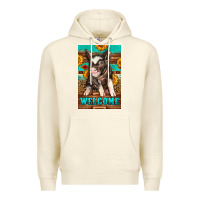 Sandshell western pig garden Premium Hoodie - LillyAllenDesigns