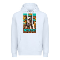 White western pig garden Premium Hoodie - LillyAllenDesigns