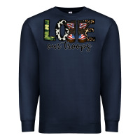 Navy love our troops Premium Sweatshirt - CowhideDigitalArt