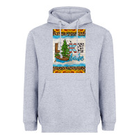 Heather Grey lake babe air freshener Heavyweight Hoodie - HRA Design Shop