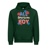 Forest Green all american boy Urban Hoodie - MaliasSmallBusiness