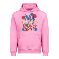 Fuchsia Pink all american boy Urban Hoodie - MaliasSmallBusiness
