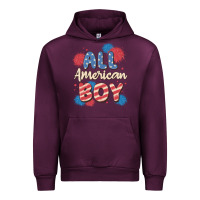 Mauve Wine all american boy Urban Hoodie - MaliasSmallBusiness