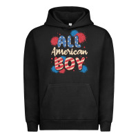 Pigment Black all american boy Urban Hoodie - MaliasSmallBusiness
