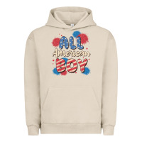 Pigment French Oak all american boy Urban Hoodie - MaliasSmallBusiness