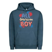 Pigment Midnight Navy all american boy Urban Hoodie - MaliasSmallBusiness
