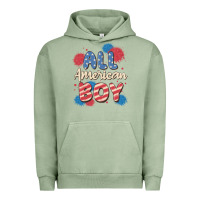 Pigment Oil Green all american boy Urban Hoodie - MaliasSmallBusiness