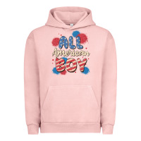 Pigment Salmon all american boy Urban Hoodie - MaliasSmallBusiness