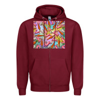 Burgundy Easter bunny carrot and quail egg Zipper Hoodie - RanaPortraitStore