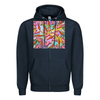 Navy Easter bunny carrot and quail egg Zipper Hoodie - RanaPortraitStore
