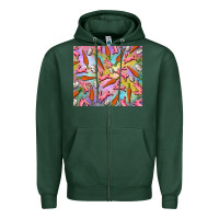 Sports Green Easter bunny carrot and quail egg Zipper Hoodie - RanaPortraitStore