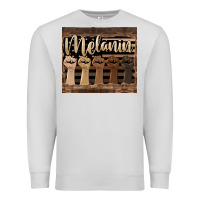 Dove Grey melanin American flag Premium Sweatshirt - HRA Design Shop