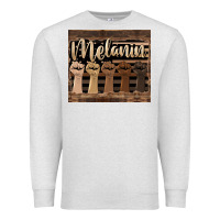 Oatmeal Heather melanin American flag Premium Sweatshirt - HRA Design Shop