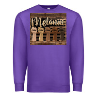 Purple melanin American flag Premium Sweatshirt - HRA Design Shop
