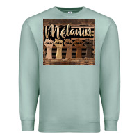 Seafoam melanin American flag Premium Sweatshirt - HRA Design Shop