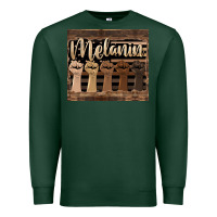 Sports Green melanin American flag Premium Sweatshirt - HRA Design Shop