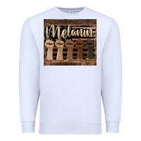 White melanin American flag Premium Sweatshirt - HRA Design Shop