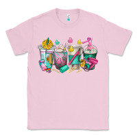 Bubblegum Pink hairstylist coffee cups Classic Tee - texasbilliewilder