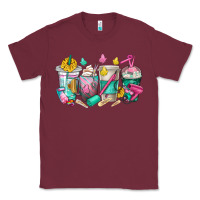 Burgundy hairstylist coffee cups Classic Tee - texasbilliewilder