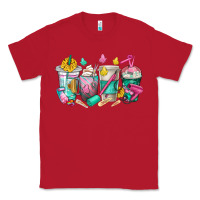 Red hairstylist coffee cups Classic Tee - texasbilliewilder