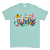 Seafoam hairstylist coffee cups Classic Tee - texasbilliewilder