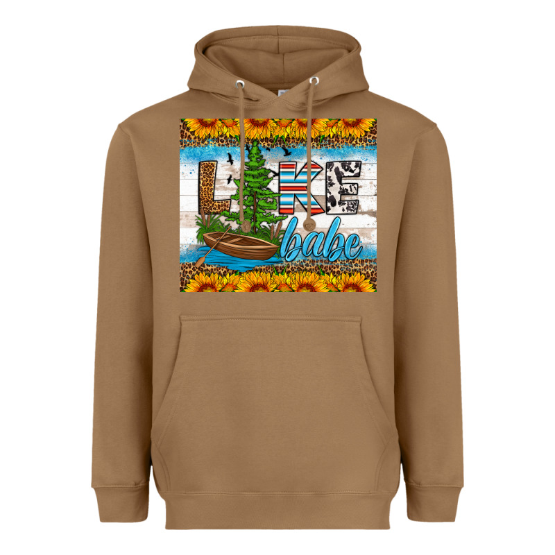 Lake Babe Tumbler Heavyweight Hoodie by HRA Design Shop | Teevron