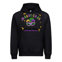 Black mardi gras social club Urban Hoodie - MaliasSmallBusiness