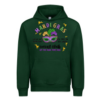 Forest Green mardi gras social club Urban Hoodie - MaliasSmallBusiness