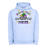 Pigment Grape Ice mardi gras social club Urban Hoodie - MaliasSmallBusiness