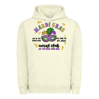 Pigment Pistachio mardi gras social club Urban Hoodie - MaliasSmallBusiness