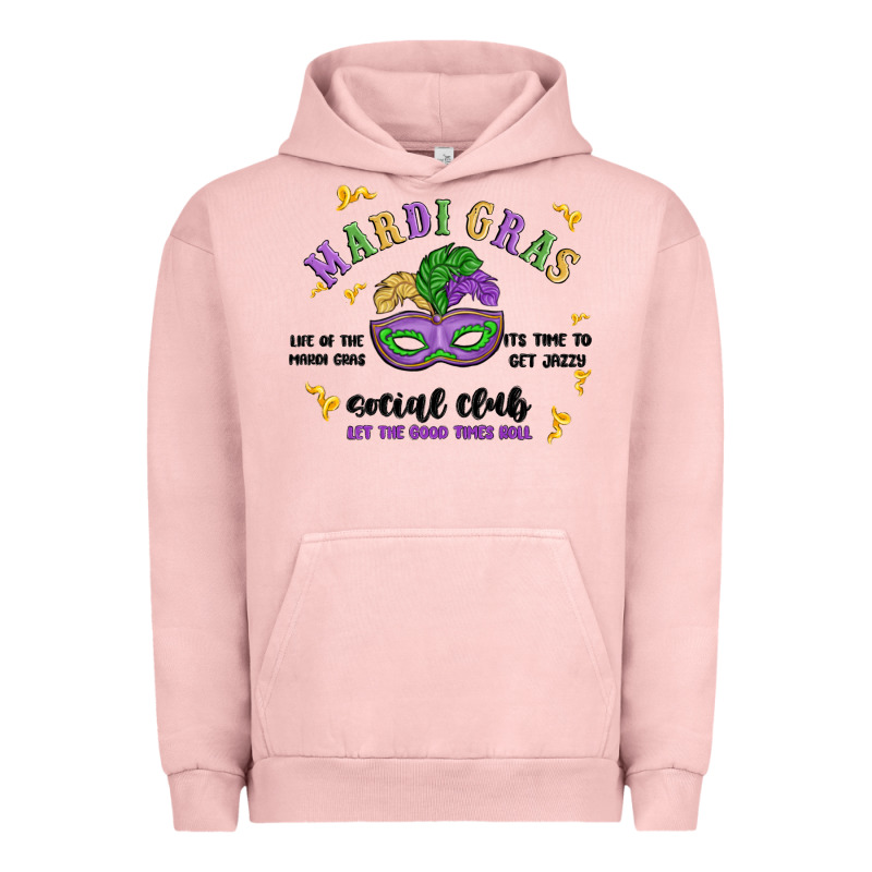 Mardi Gras Social Club Urban Hoodie by MaliasSmallBusiness | Teevron