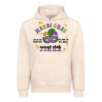 Sandshell mardi gras social club Urban Hoodie - MaliasSmallBusiness